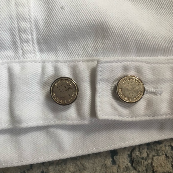 Michael Kors white jean jacket - Picture 3 of 8